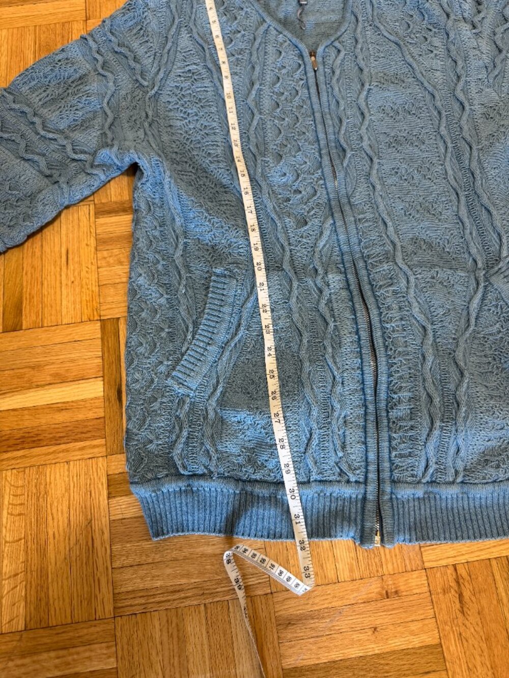 Blue Vintage Coogi Sweater- Size Large - Picture 4 of 6